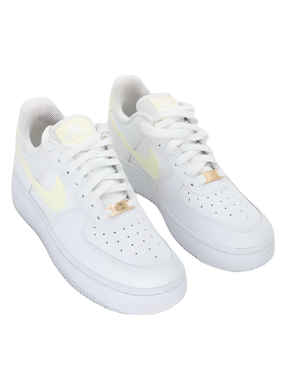 Nike Air Force 1 Low '07 White Barely Volt Sneakers Size 7.5M